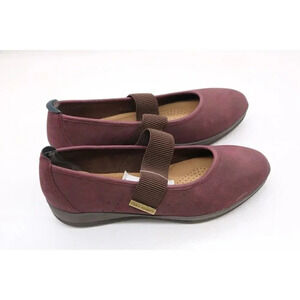 Carlo Rossetti Women's Size 10 Burgundy Slip-On Mary Janes-New w/Tags